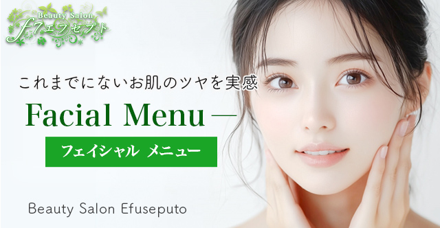 フェイシャルメニュー